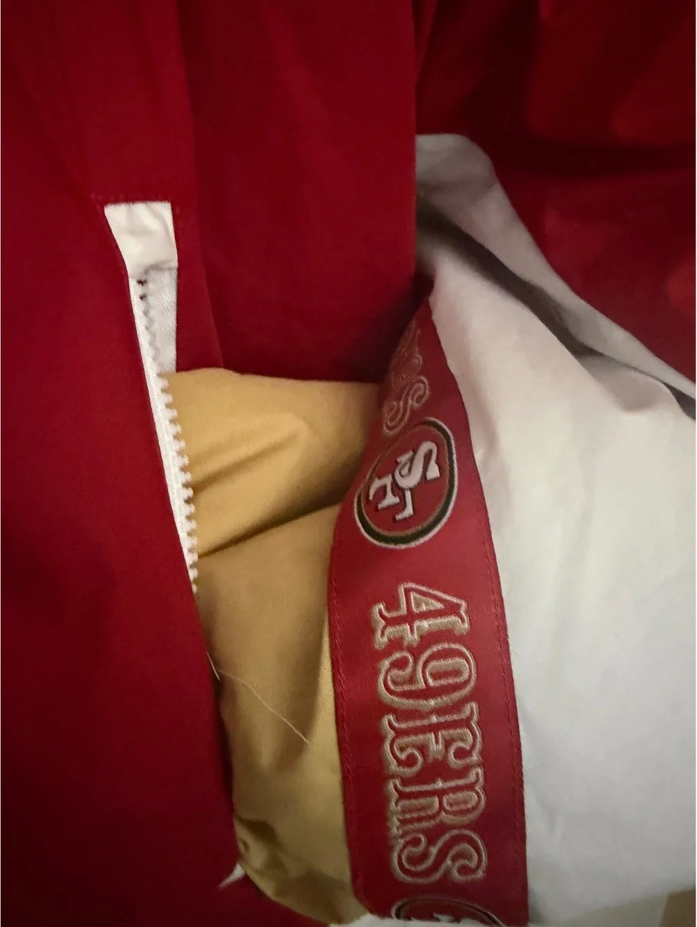 2XL Vintage San Francisco 49ers NFL Colorblock Jacket